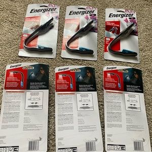6/$10 Energizer Clip Book Nightlights Brand New 6 of Set